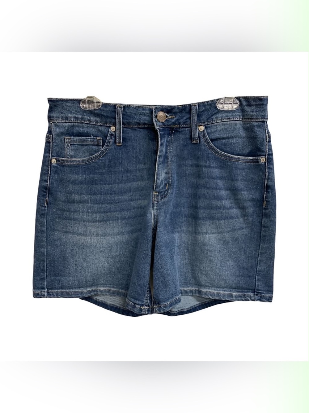 Copper Classic High-Rise Denim Shorts - Medium Blue Size L